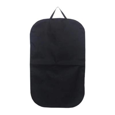 China Water/dust/rust proof; Odorless; Wholesale Custom Breathable Logo Dust Non Woven Mens Clothes Suit Cover Zipper Cloth Suit Cover Luxury Black Eco-Friendly Garment Bag for sale