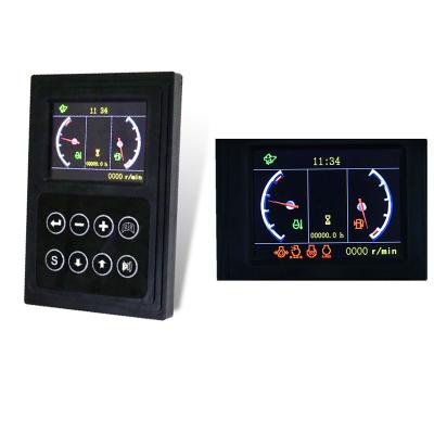 China ISO 13766EMC Hot Sale Low Price Universal Monitor 3.5-Inch Instrument Display Excavator Dashboard Instrument Display for sale