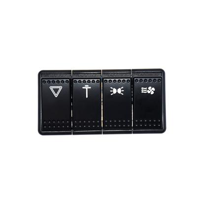 China High Quality Low Voltage Promotion Rocker Rocker Excavator Agricultural Machinery Rocker Square Switch for sale