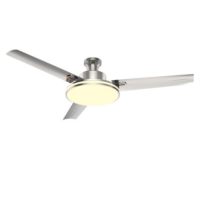 China High quality modern hot sale light up fan stainless steel light ceiling fan with light and remote for sale