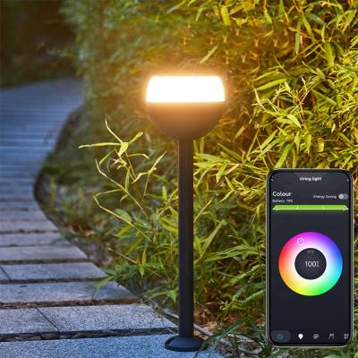 China Residential Outdoor Garden Landscaping Bollard Light Pathway Lawn Light Solar Led Light For Patio Walkway for sale