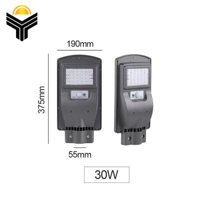 China ROAD Samsung 100w led street light bulb e40 waterproof IP65 30 60 90 watt all in one LED solar street light for sale