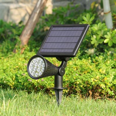 China Outdoor Waterproof Spot LED Spike Lawn Light Garden Solar ABS IP65 Garden Lighting for sale