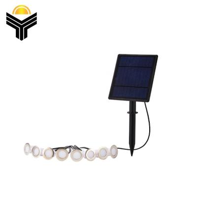 China Support Lighting and Music Rhythm RGB Landscape Lawn Lamp Decorative Waterproof Burie Led Solar Inground Light Solar Stake Pathway Lights Outdoor for sale