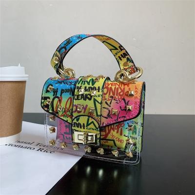 China High quality hot sale kids pinch mini bags for famous brands women handbags purses and girls designer graffiti handbags for sale