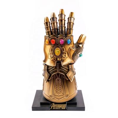 China Avengers 3 Infinity War Full Metal Thanos Gloves Infinity Gauntlet With LED Light for sale