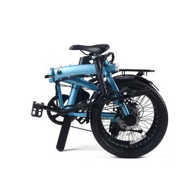 China 20 inch 36V 10.4Ah Folding Electric Bike 350W high speed motor with Special aluminum alloy front fork electric bike for sale