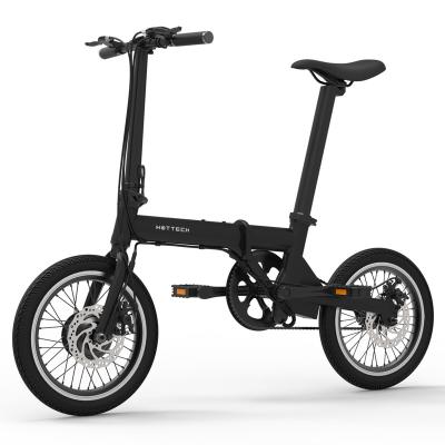 China Compact Light weight 5 PAS Aluminum Alloy Frame best fold up 16 Inch Two Wheels E bike with hidden Lithium battery for sale