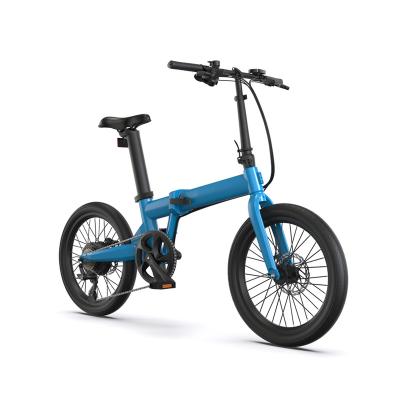 China 7 Speed 20inch urban Electric Bike Ebike Lithium Battery Electric Bicycle for seat saddle foldable electric bicycle for sale