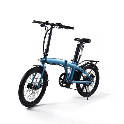 China wholesale 20 inch Hidden and Easy to disassemble battery small mini electric city bicycle folding electric bike for sale