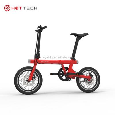 China Hottech 2018 New Launched Aluminum 16 20 Folding Electric Bike for sale