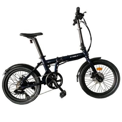 China 350W 7 speed 20 Inch Full Size Folding Electric Folding Bike for sale