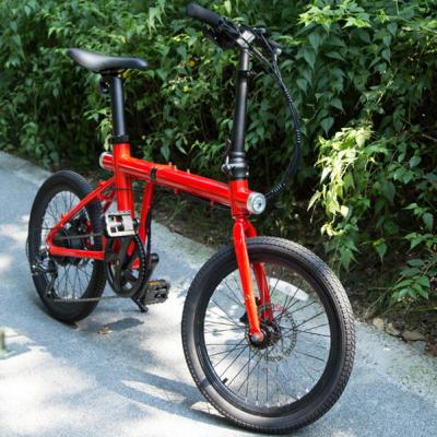 China 2022 ebike Aluminum Alloy brushless motor electric bike hidden lithium battery folding electric bicycle for sale