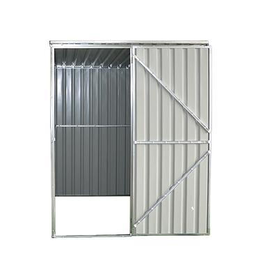 China Easily Assembled R Metal Storage Garden Sheds 6'x4'ft for sale