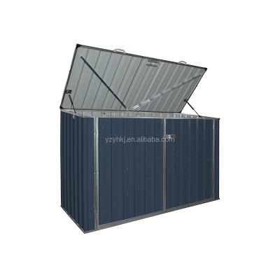 China Easily Assembled High Quality Widely Used Small Best Selling Storage Shed For Sale Steel Garden Storage Box Garden Storage Box for sale