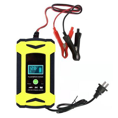 China Power Tool Pulse Repair Battery Chargers 12v 6A Car Battery Smart Lead Acid Charger For 4-100ah Battery Pack for sale