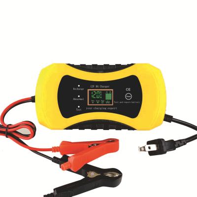 China E-bike One Click Repair 12v 8a Battery Car Charger AC 100-240Vac Auto Smart Lead Acid Battery Charger for sale