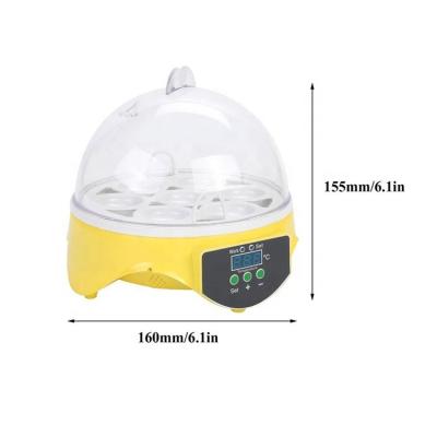 中国 Newest Hatcher Egg Machine Mini Hatcher Farm Double Power Incubator 7 Egg Incubator Fully Automatic Poultry Incubator 販売のため