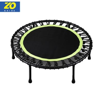 China Without Protective Zoshine Net Trampolines In Sale Manufacturers Adult Fitness Indoor Outdoor Round Trampoline for sale