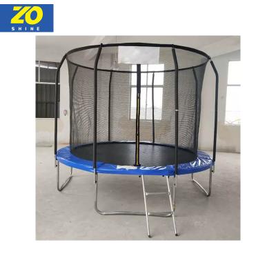 China With Trampoline Jumping Net Bed Protector With Safety Net Bungee Big Kids Double Protection With Zipper And Loop Trampoline Circle Outer for sale