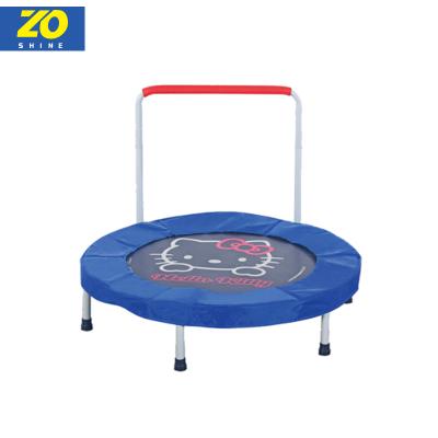 China Fitness Free Jumping Mini Round Trampoline For Kids Outdoor Zoshine Rebounder Indoor Bungee Net Kids Protector for sale