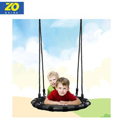 China Zoshine Modern 8 Years Kids Spider Web Hammock Outdoor Tree Swing Flyling Saucer with Hanging Kit for sale