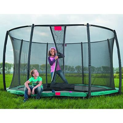 China With Inground Protector Net Outdoor Trampoline Pumpkin Kids Zoshine Maker With Trampoline Net for sale