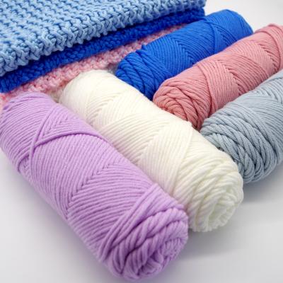 China RongMeiXuan Anti-Static 8 Ply Crochet 100% Acrylic Bulky Fancy Chunky Yarn For Hand Knitting for sale