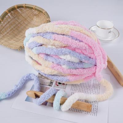 China RongMeiXuan 250g 3cm Chenille Anti-Static Bulky Super Thick Bulky Yarn for sale