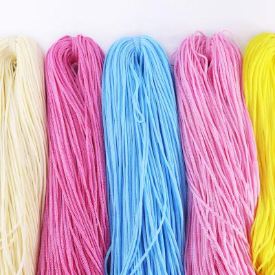 China RongMeiXuan Acid Resistant PP Chatter 3mm 33 Colors Rope Crochet Hook Yarn Light Weight Hollow Bag Pray Crochet Yarn for sale