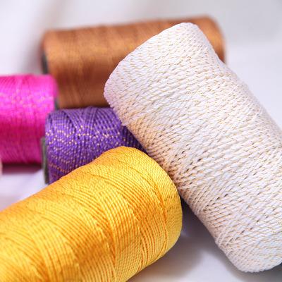 China RongMeiXuan Acid Resistant PP Thread READY RUNNING 3ply 200g 1.5mm Polypropylene Yarn PP Nylon Knit Pray Thread Thick Nylon Crochet Yarn for sale