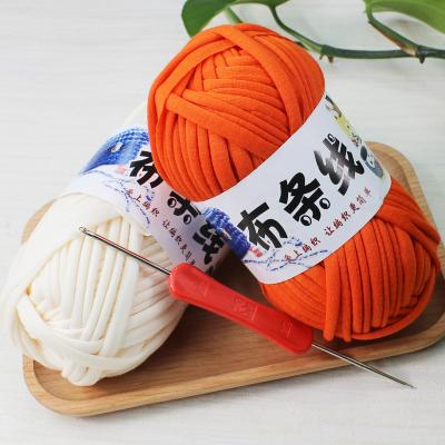 China Anti-bacteria RongMeiXuan 100g Cotton Knitting T-shirt T-shirt Thick Line Crochet T-shirt Fabric Yarn For Handmade for sale