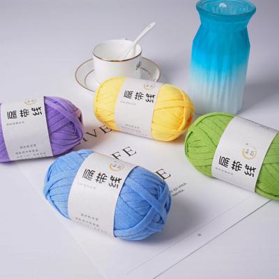 China Wholesale Anti-bacteria RongMeiXuan 100g 19Colors T-shirt Yarn Polyester Yarn Cotton T-shirt Yarn for sale