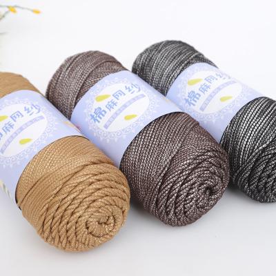 China RongMeiXuan 225g 2.5mm anti-static crochet yarn for hand knitting cotton crochet yarn for sale