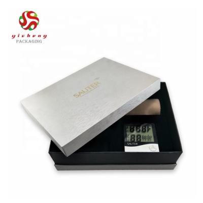 China Recycled Materials Hot Foil Stamping Rigid Paper Box Luxury Supplier Printed Packaging Gift Box With Lid for sale