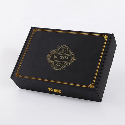 China Recycled Luxury Corrugated Shipping Cardboard Shipping Box Fedora Snapback Hat Box Custom Materials Self Sealing Mailing Box for sale