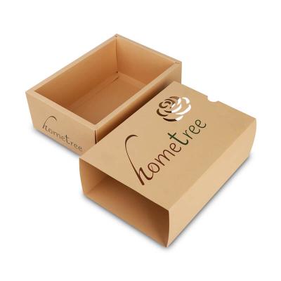 China Recycled Materials Factory Recycled Brown Kraft Soap Packaging Box Paper Cardboard Boxes For Soap for sale