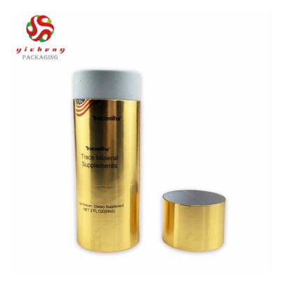 China Custom Cylindrical Skincare Paper Tube Packaging Box Recyclable for sale