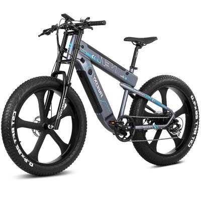 China Yansan aluminum alloy full suspension electric mountain bike 26 inch mountain bike ebike 750w mountain bike for men for sale