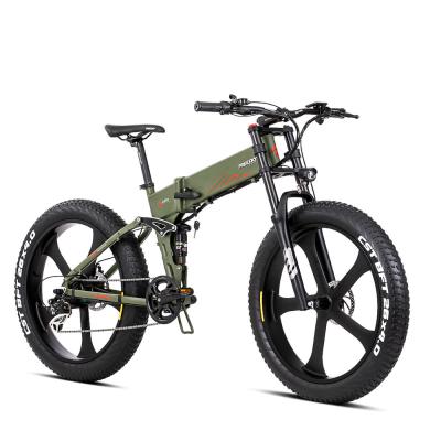 China Aluminum Alloy Foldable Electric Bicycle Full Suspension Ebike E Mounting CycleFolding E-Bike Suron 5000W F2600E for sale