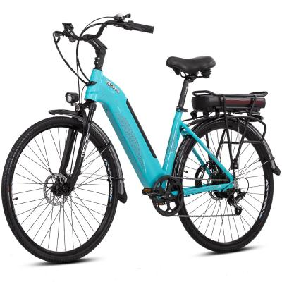 China Aluminum alloy Yansan city e bike, 250w city electric bike, city bike for women with 7SP for sale