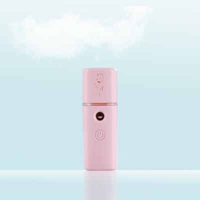 China Mini Nano Spray 30ml Facial Humidifier Free Sample Air Humidifier Machine Personal Care Electric Face Humidifier Device for sale