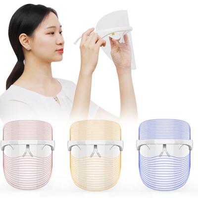 China Skin Tightening Photon Therapy LED Facial Mask Skin Instrument Light Rejuvenation Wrinkle Acne Removal Nutrition Advance in Skin Care Tool for sale