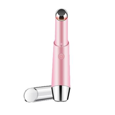 China Skin Tightening Mini Portable Electric Eye Massage Pen Dark Circle To Remove Eye Beauty Pen Ionic Eye Massager Facial Magic Wand for sale