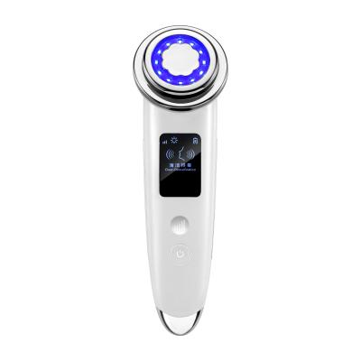 China Wrinkle Remover Beauty LED Light Therapy Skin Rejuvenation RF EMS Facial Beauty Slimming Massager Device for sale