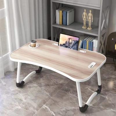 China 2021 Modern Design Foldable Portable Laptop Table And Table Pour Laptop Desk Laptop Table With Slot For Bed for sale