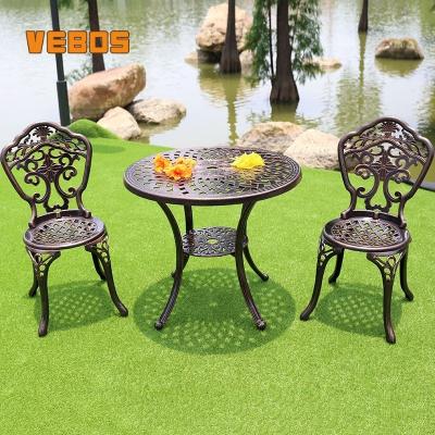 China Hot Selling Aluminum Garden Furniture Weather Outdoor Furniture Patio Table And Chairs Garden Sets Outdoor Furniture for sale