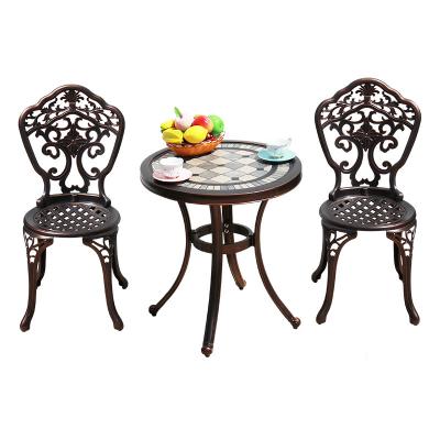 China Hot Selling Waterproof Cast Aluminum Outdoor Furniture And Garden Sets High Quality Patio Furniture for sale