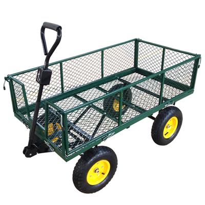 China Steel Meshed Garden Cart with Multifunction Handle TC1840-N for sale