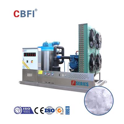 China CBFI Hotels 5 Ton Flake Ice Machine For Medium Scale Fishing Business for sale